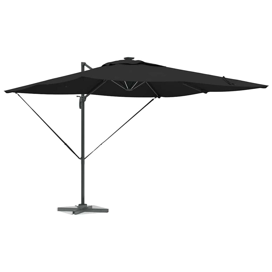 Parasol Zwart 286 x 284 x 270 cm Aluminium en Polyester