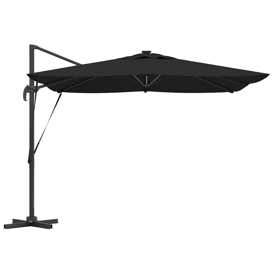 Parasol Zwart 286 x 284 x 270 cm Aluminium en Polyester
