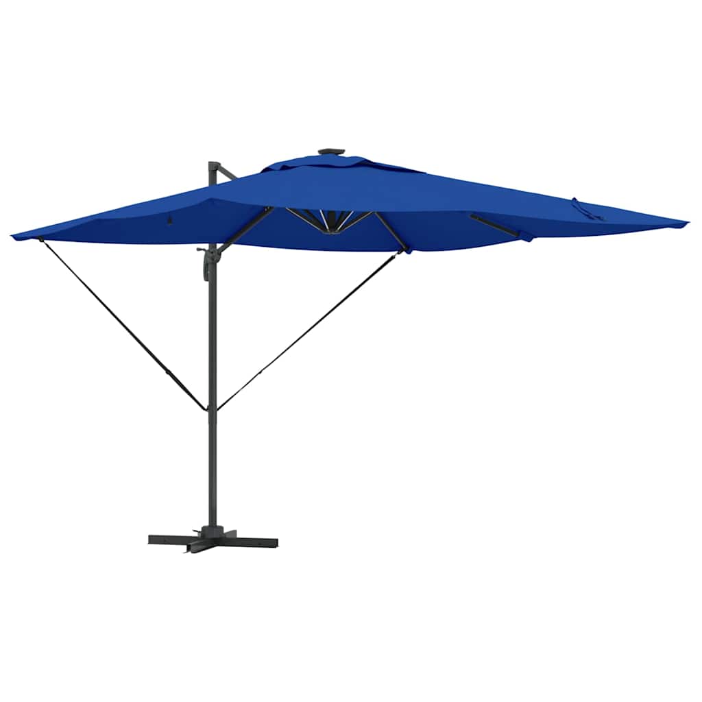 Parasol Azure Blauw 286 x 284 x 270 cm Aluminium en Polyester