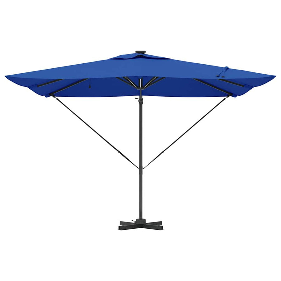 Parasol Azure Blauw 286 x 284 x 270 cm Aluminium en Polyester