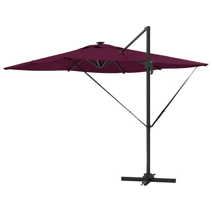 Parasol Bordeaux Rood 286 x 284 x 270 cm Aluminium en Polyester