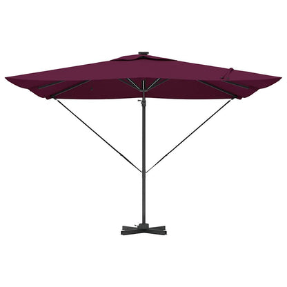 Parasol Bordeaux Rood 286 x 284 x 270 cm Aluminium en Polyester