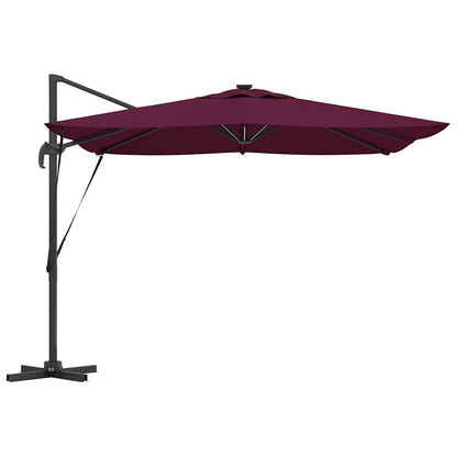 Parasol Bordeaux Rood 286 x 284 x 270 cm Aluminium en Polyester