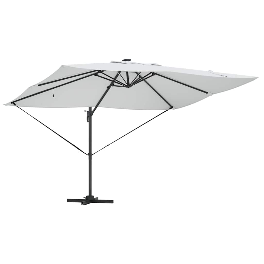 Parasol Met Slot 352 X 251 X 265 Cm Polyester En Aluminium Zand
