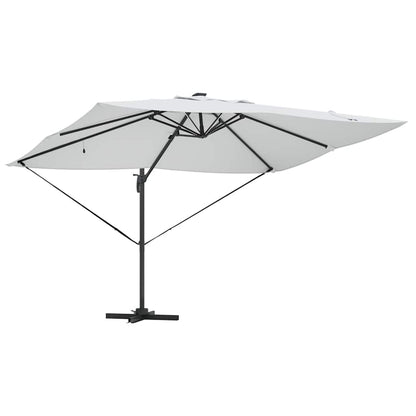 Parasol Met Slot 352 X 251 X 265 Cm Polyester En Aluminium Zand