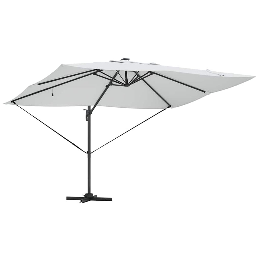 Parasol Met Slot 352 X 251 X 265 Cm Polyester En Aluminium Zand