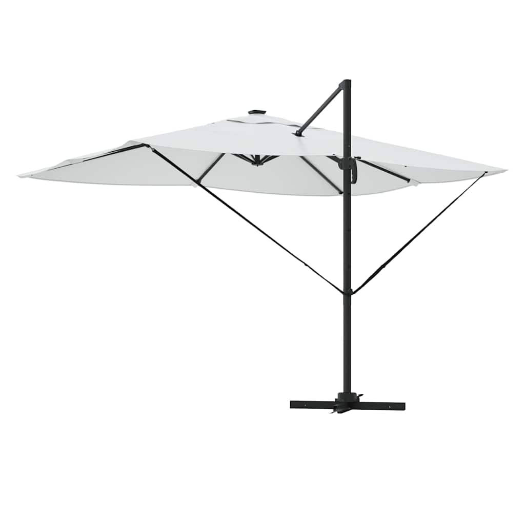 Parasol Met Slot 352 X 251 X 265 Cm Polyester En Aluminium Zand