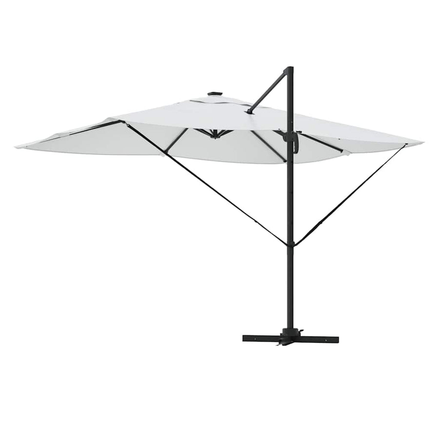 Parasol Met Slot 352 X 251 X 265 Cm Polyester En Aluminium Zand
