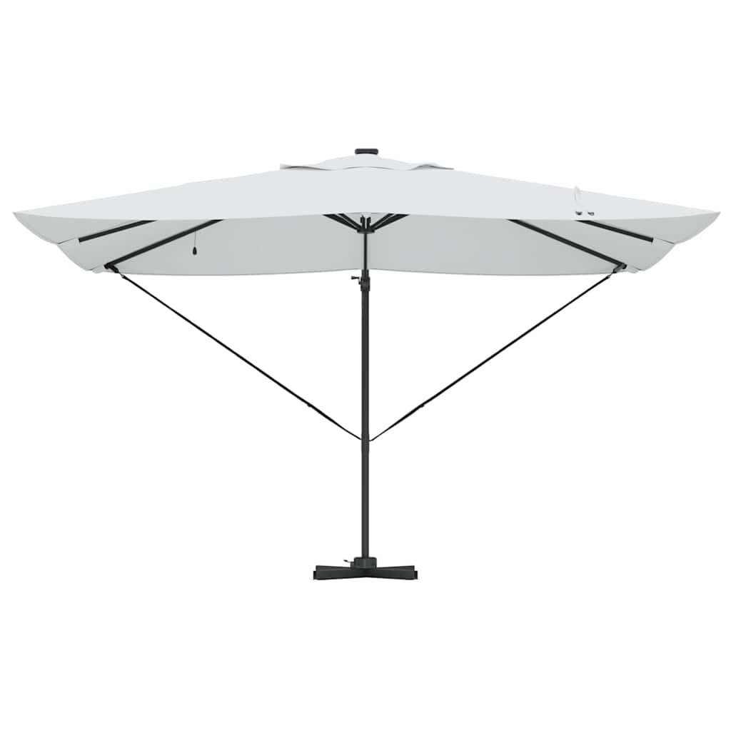 Parasol Met Slot 352 X 251 X 265 Cm Polyester En Aluminium Zand