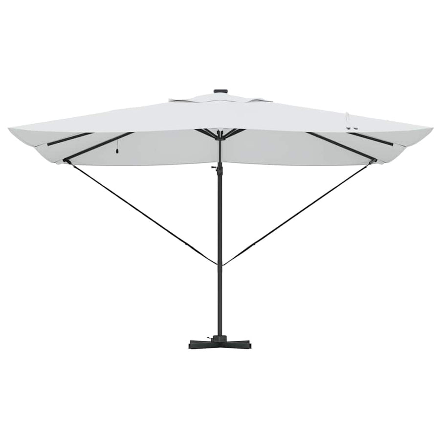Parasol Met Slot 352 X 251 X 265 Cm Polyester En Aluminium Zand