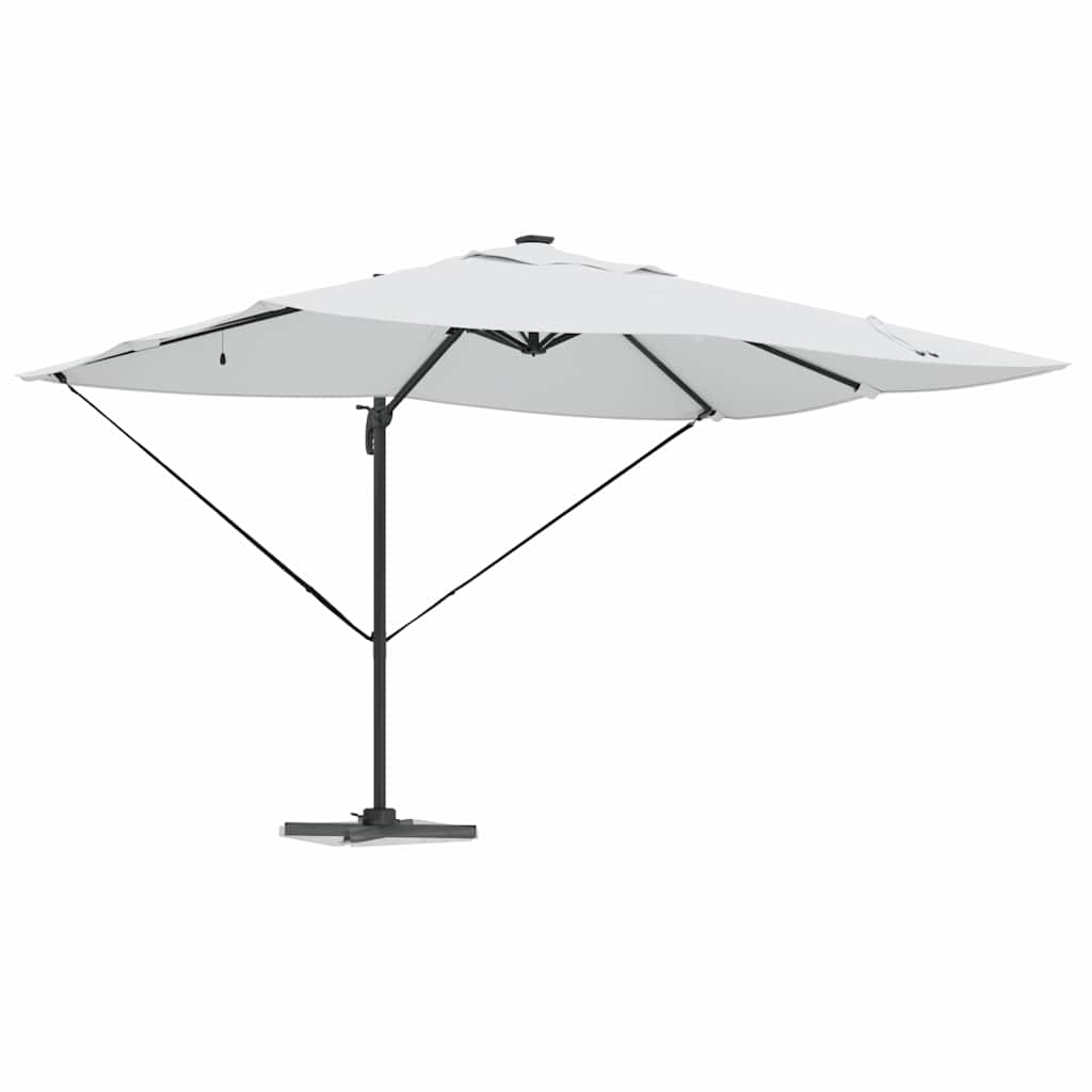 Parasol Met Slot 352 X 251 X 265 Cm Polyester En Aluminium Zand