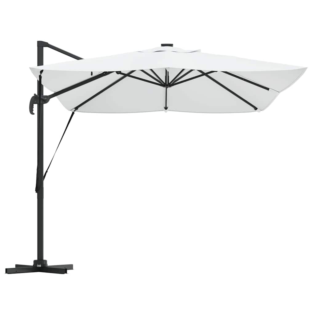 Parasol Met Slot 352 X 251 X 265 Cm Polyester En Aluminium Zand