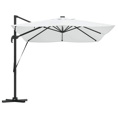 Parasol Met Slot 352 X 251 X 265 Cm Polyester En Aluminium Zand