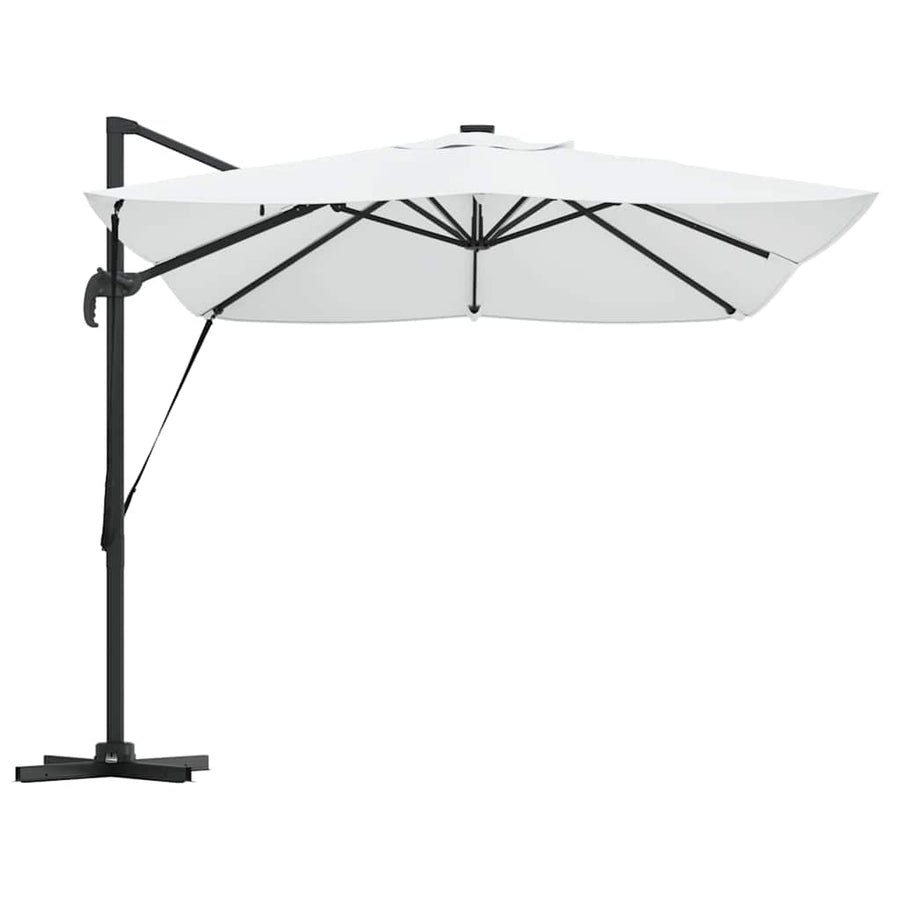 Parasol Met Slot 352 X 251 X 265 Cm Polyester En Aluminium Zand