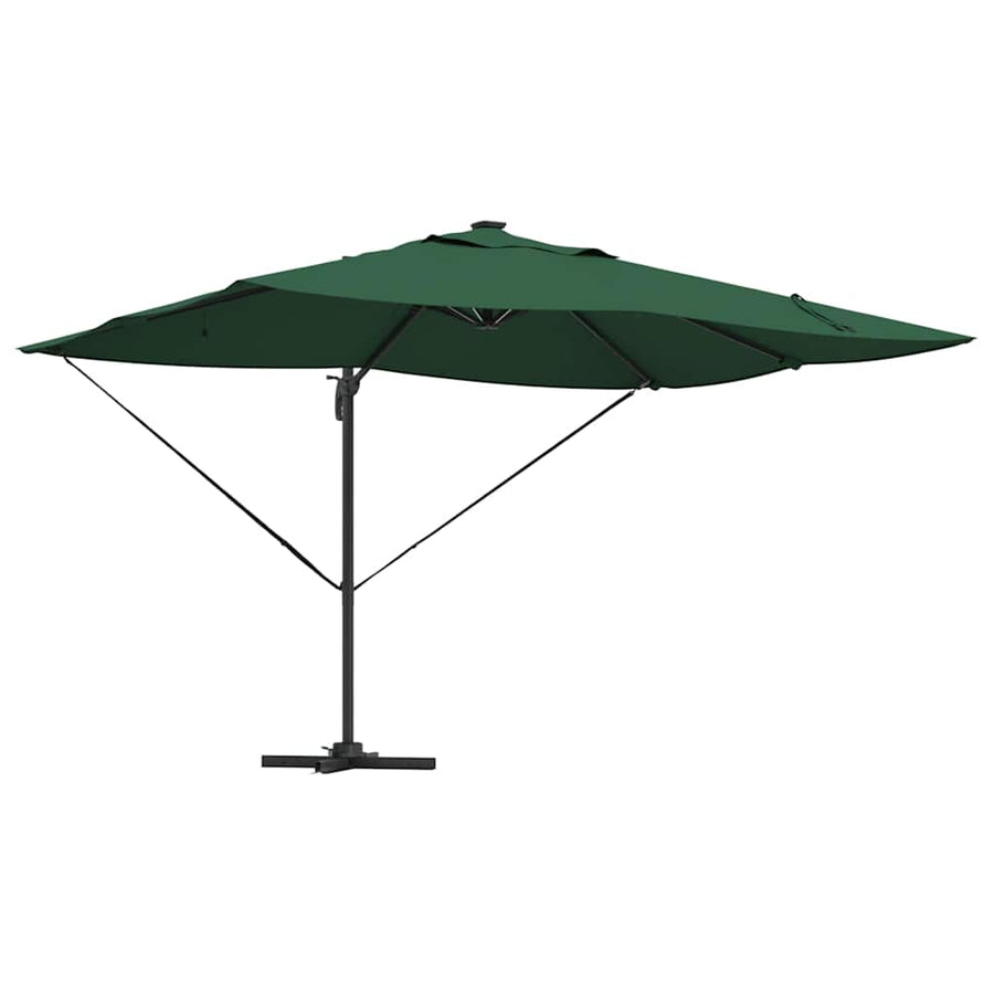 Parasol 352 X 251 X 265 Cm Polyester En Aluminium Groen