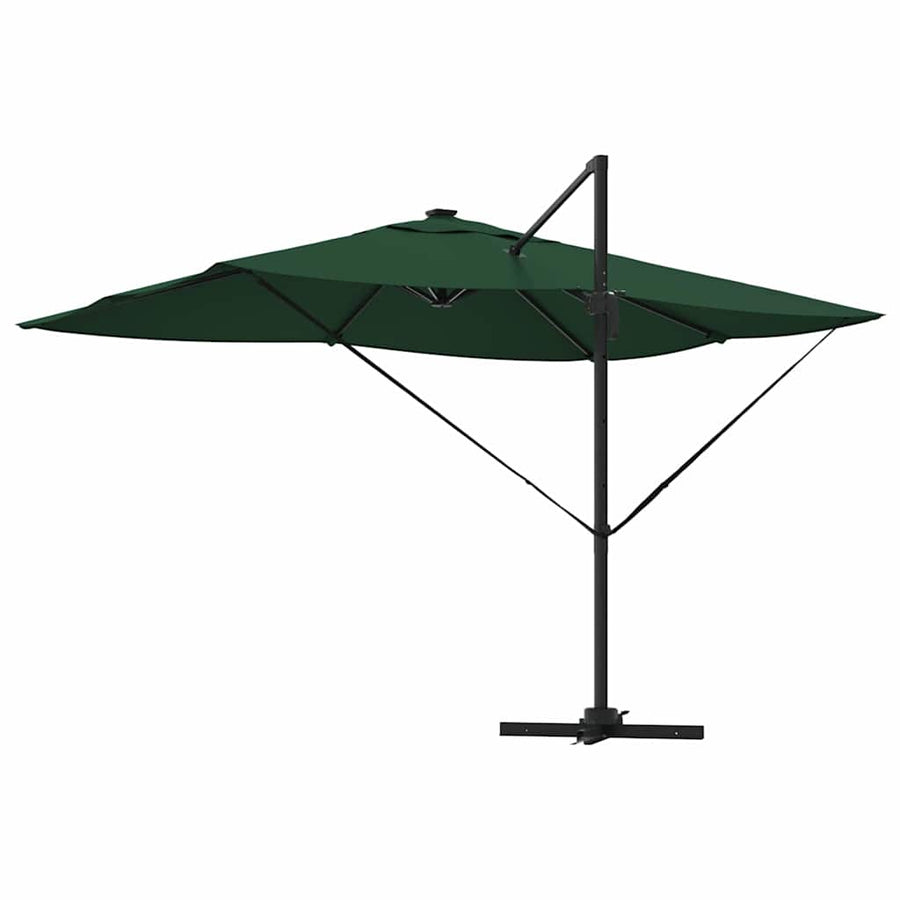Parasol 352 X 251 X 265 Cm Polyester En Aluminium Groen