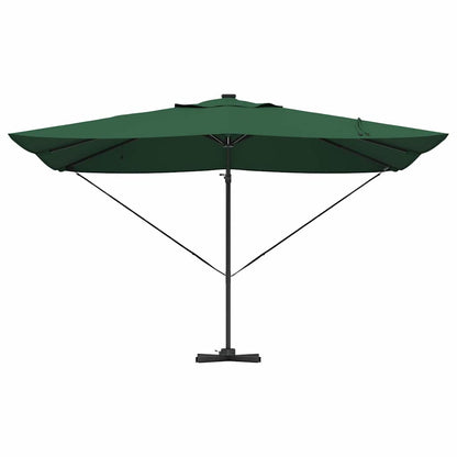 Parasol 352 X 251 X 265 Cm Polyester En Aluminium Groen
