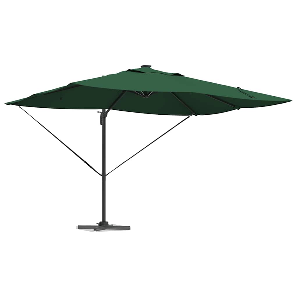 Parasol 352 X 251 X 265 Cm Polyester En Aluminium Groen