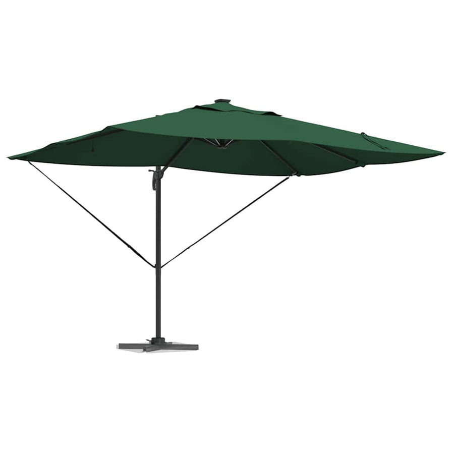 Parasol 352 X 251 X 265 Cm Polyester En Aluminium Groen