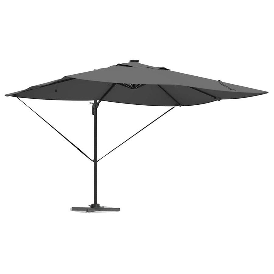 Parasol 352 X 251 X 265 Cm Polyester En Aluminium Antraciet