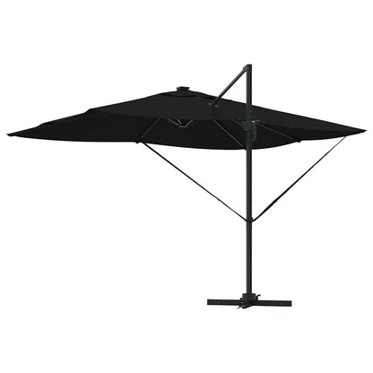 Parasol 352 X 251 X 265 Cm Polyester En Aluminium Zwart