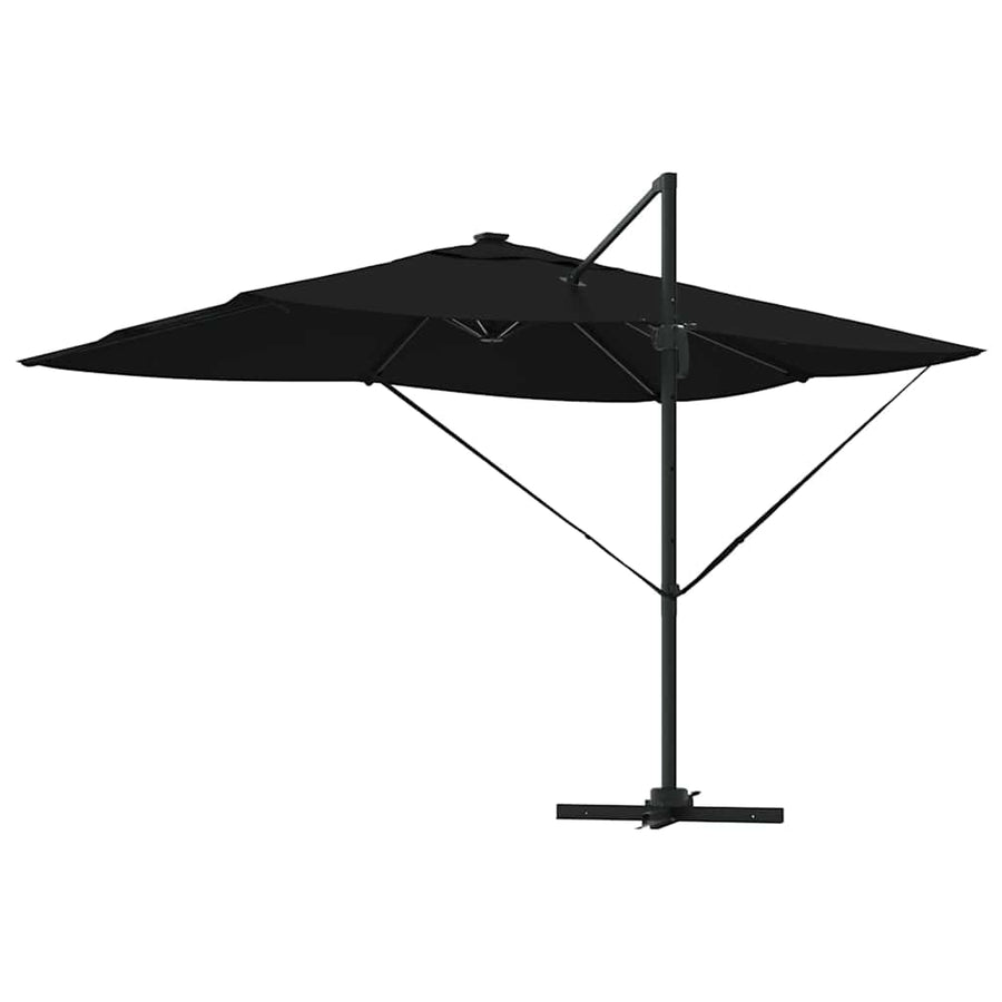 Parasol 352 X 251 X 265 Cm Polyester En Aluminium Zwart