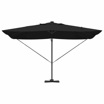 Parasol 352 X 251 X 265 Cm Polyester En Aluminium Zwart