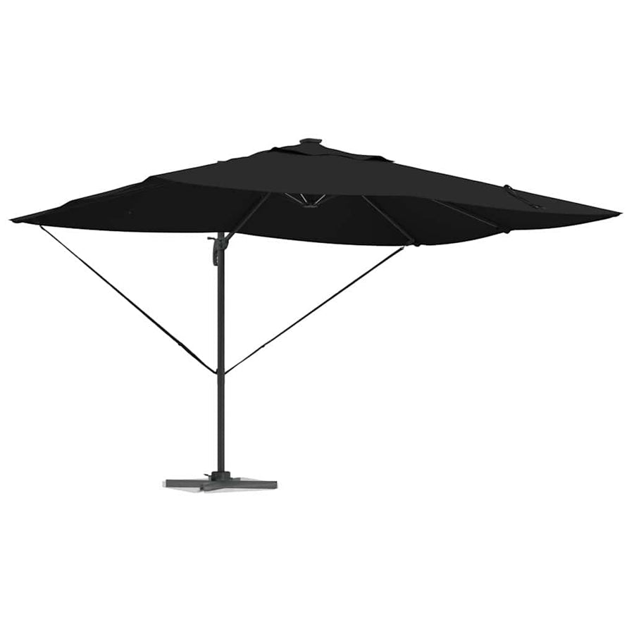 Parasol 352 X 251 X 265 Cm Polyester En Aluminium Zwart