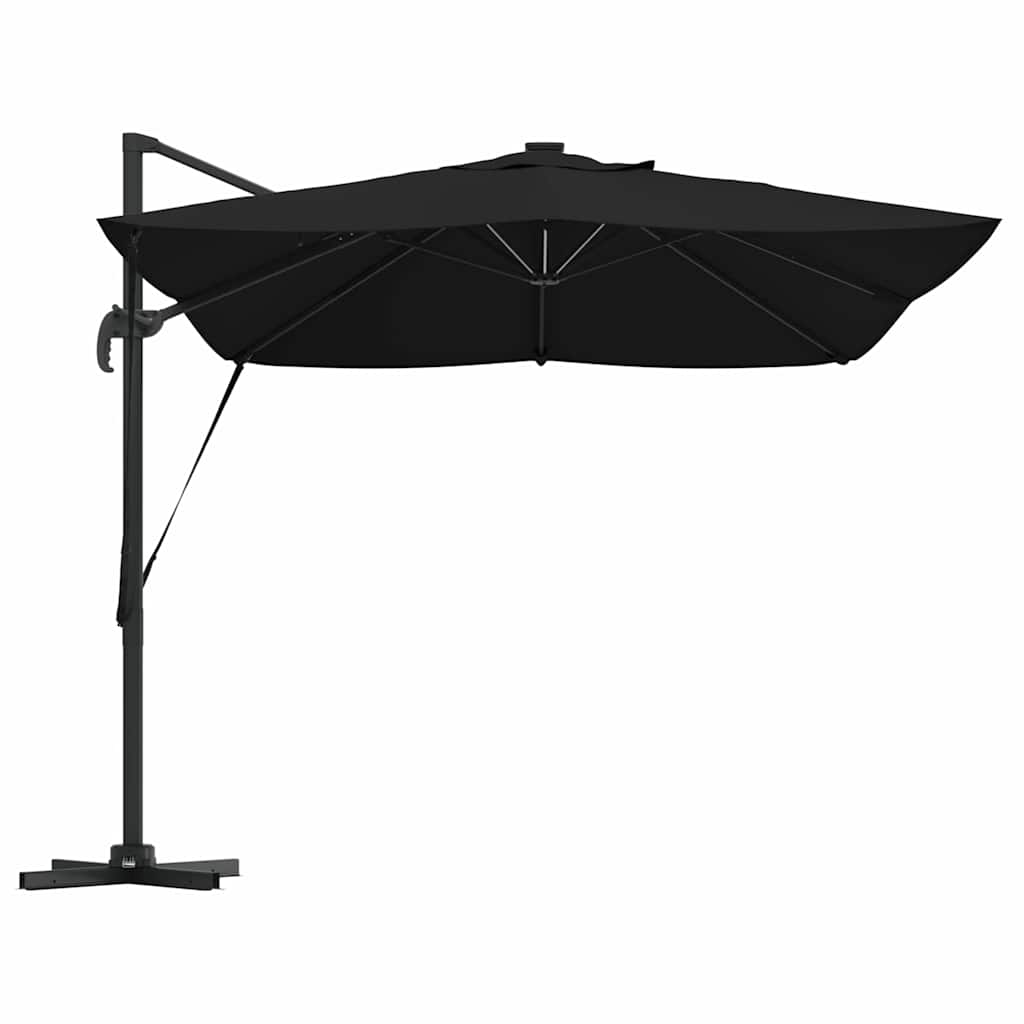 Parasol 352 X 251 X 265 Cm Polyester En Aluminium Zwart