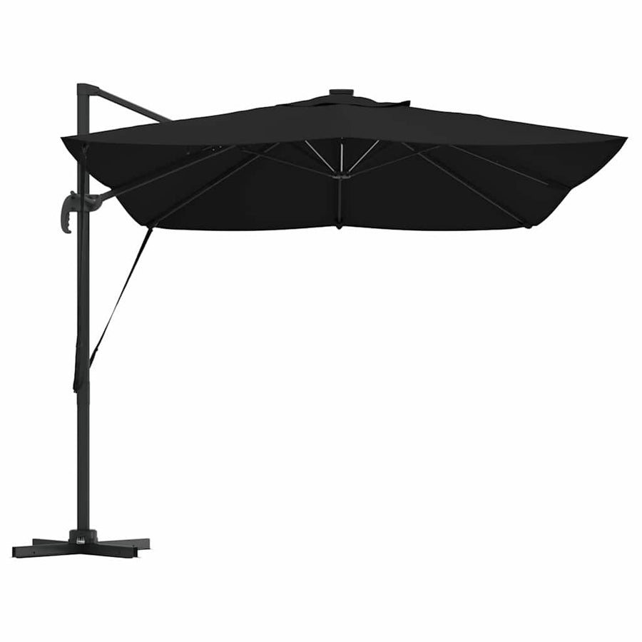 Parasol 352 X 251 X 265 Cm Polyester En Aluminium Zwart