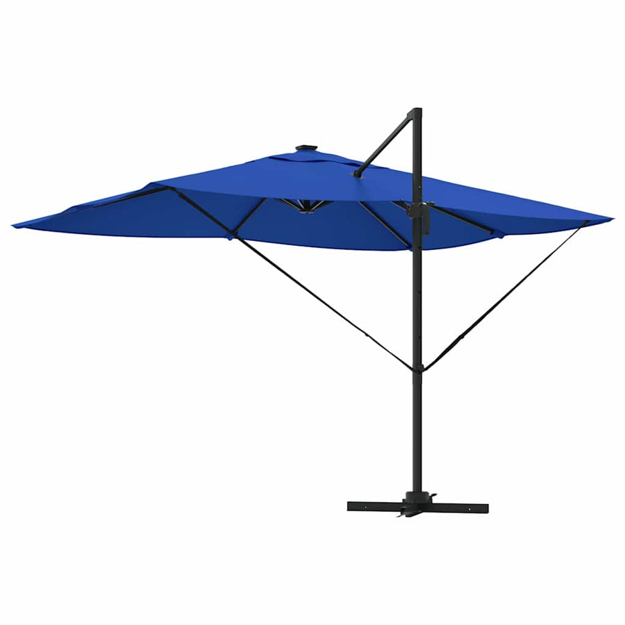 Parasol Azurblauw 352 x 251 x 265 cm Polyester en Aluminium