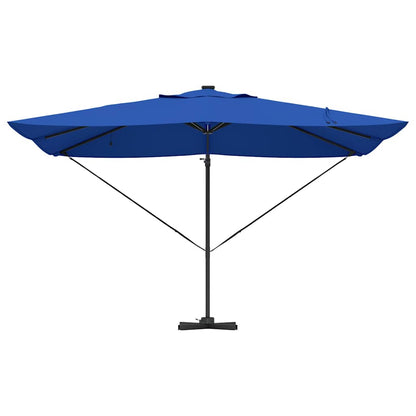 Parasol Azurblauw 352 x 251 x 265 cm Polyester en Aluminium