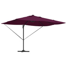 Parasol Bordeaux Rood 352 X 251 X 265 Cm Polyester En Aluminium Bordeauxrood