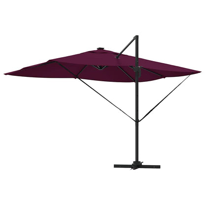 Parasol Bordeaux Rood 352 X 251 X 265 Cm Polyester En Aluminium Bordeauxrood