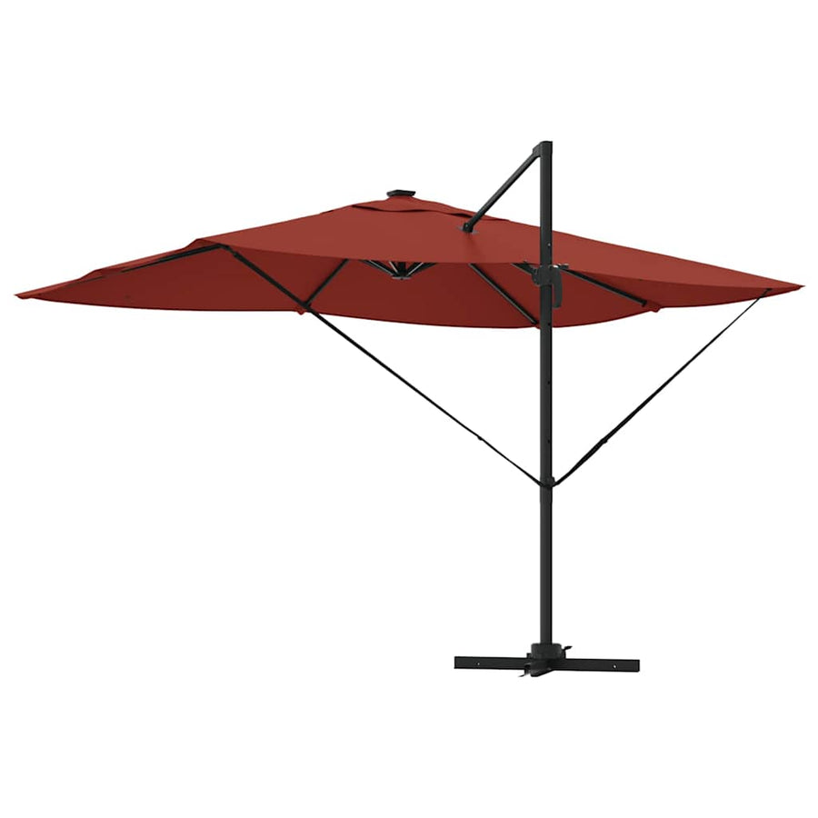 Parasol Terracotta 352 x 251 x 265 cm Polyester en Aluminium