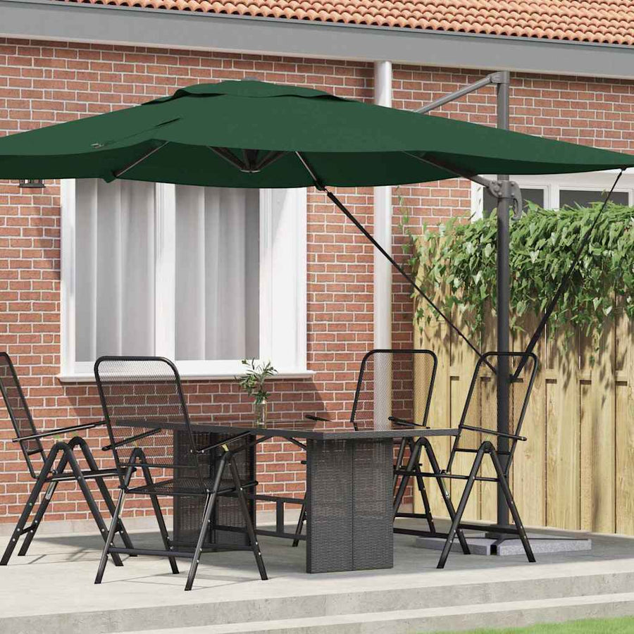 Roma Parasol 286 X 284 X 265 Cm Aluminium En Polyester Groen