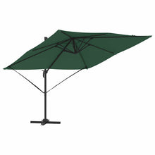 Roma Parasol 286 X 284 X 265 Cm Aluminium En Polyester Groen