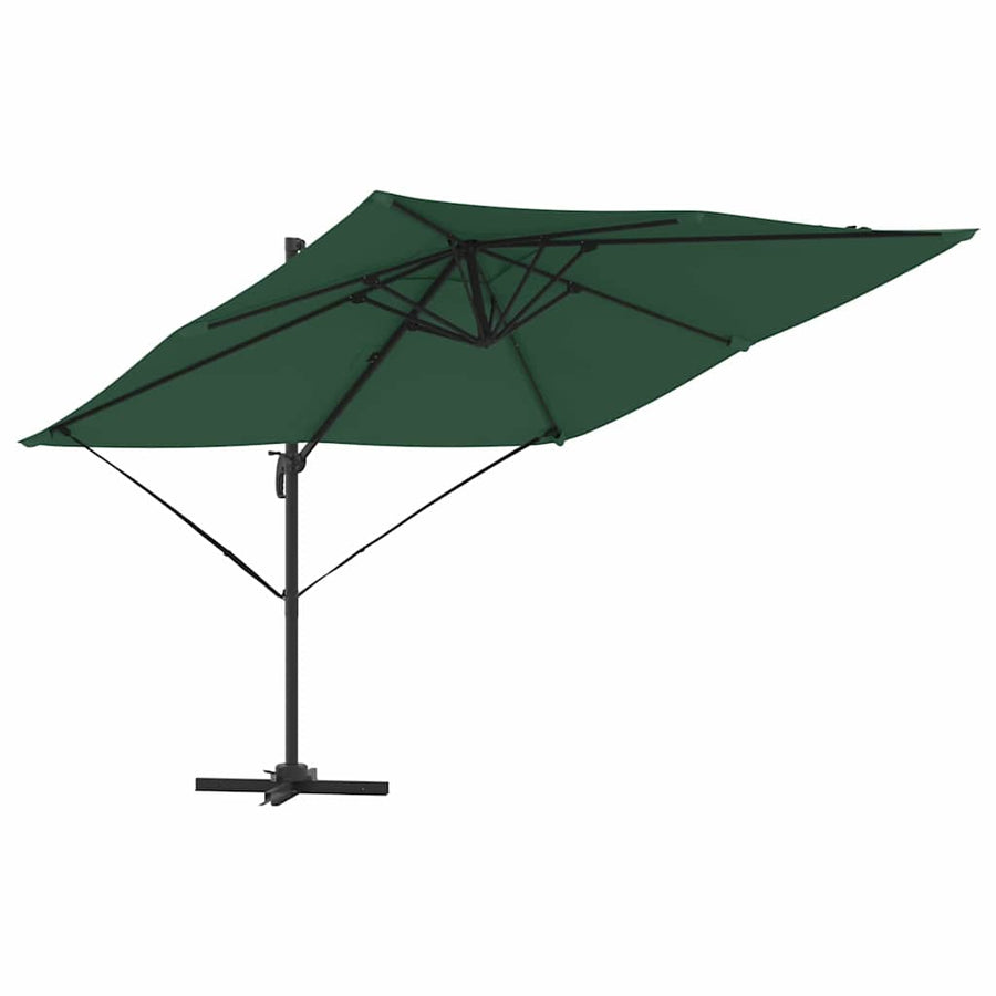 Roma Parasol 286 X 284 X 265 Cm Aluminium En Polyester Groen