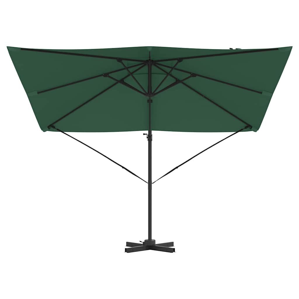 Roma Parasol 286 X 284 X 265 Cm Aluminium En Polyester Groen