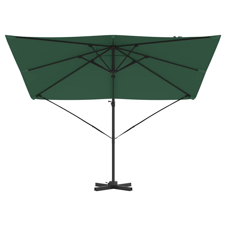 Roma Parasol 286 X 284 X 265 Cm Aluminium En Polyester Groen