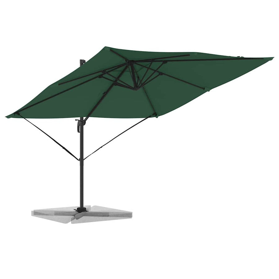Roma Parasol 286 X 284 X 265 Cm Aluminium En Polyester Groen