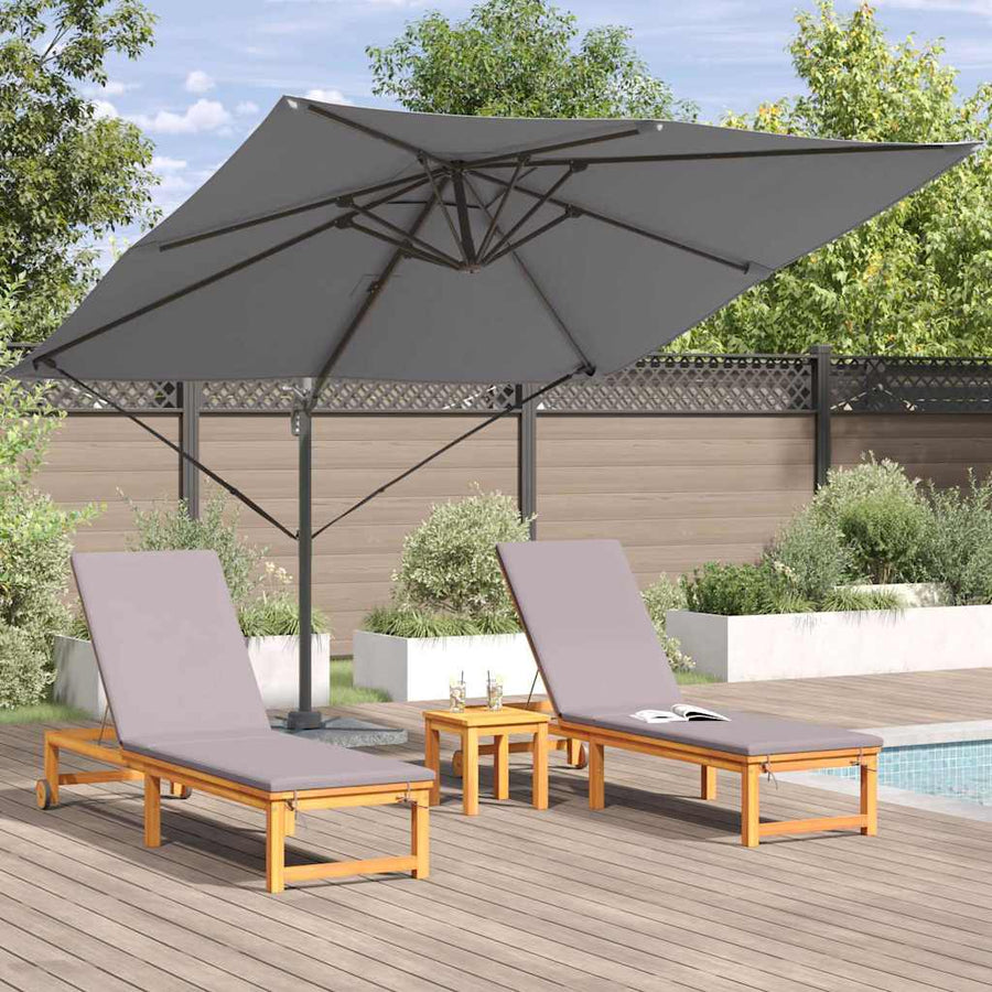 Roma Parasol 286 X 284 X 265 Cm Antraciet