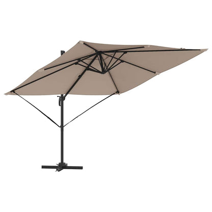 Terrasparasol Taupe Large Polyester & Staal
