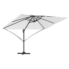 Parasol 351 X 250 X 260 Cm Polyester En Aluminium Zand