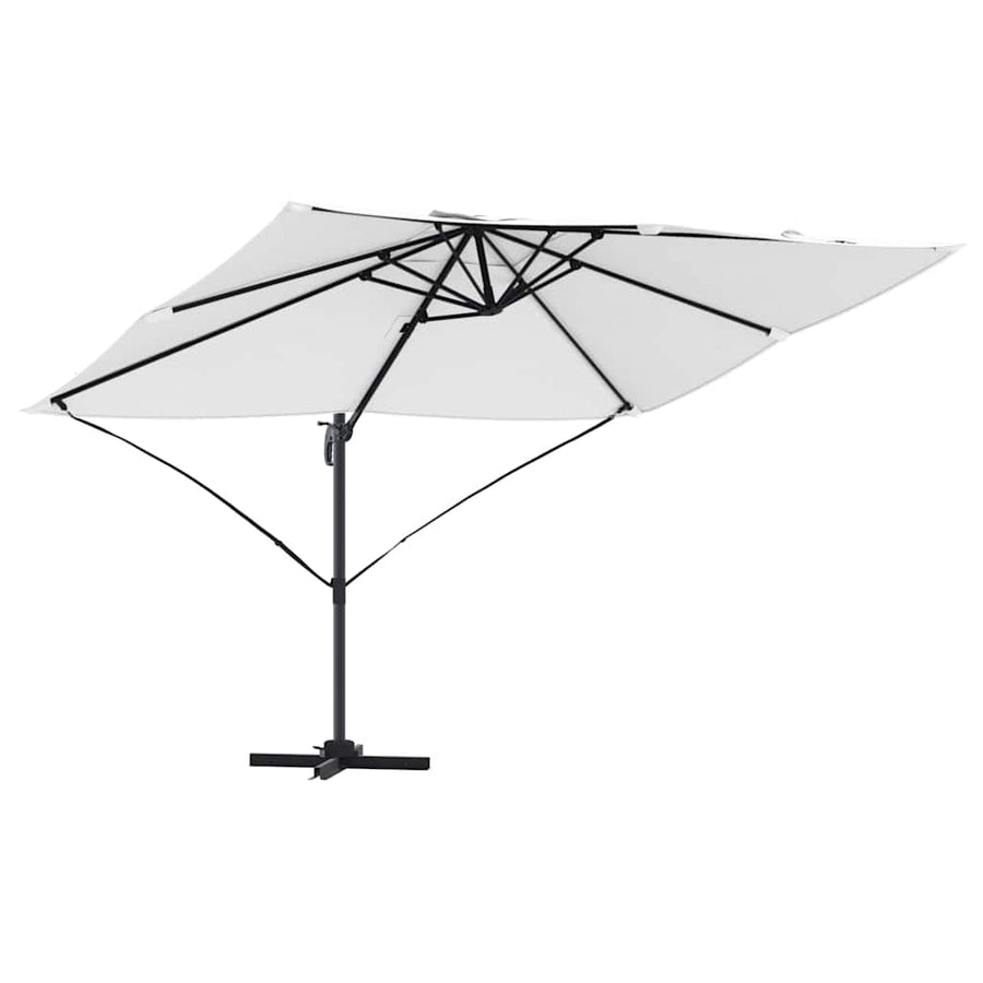Parasol 351 X 250 X 260 Cm Polyester En Aluminium Zand