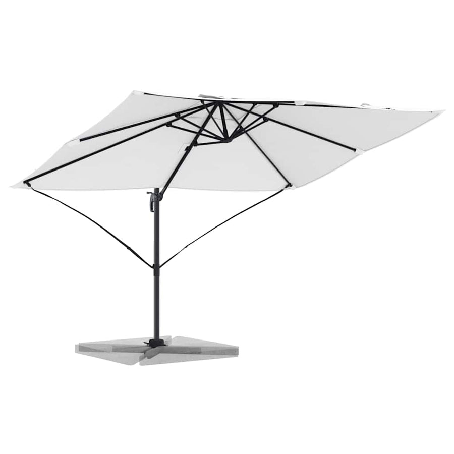 Parasol 351 X 250 X 260 Cm Polyester En Aluminium Zand