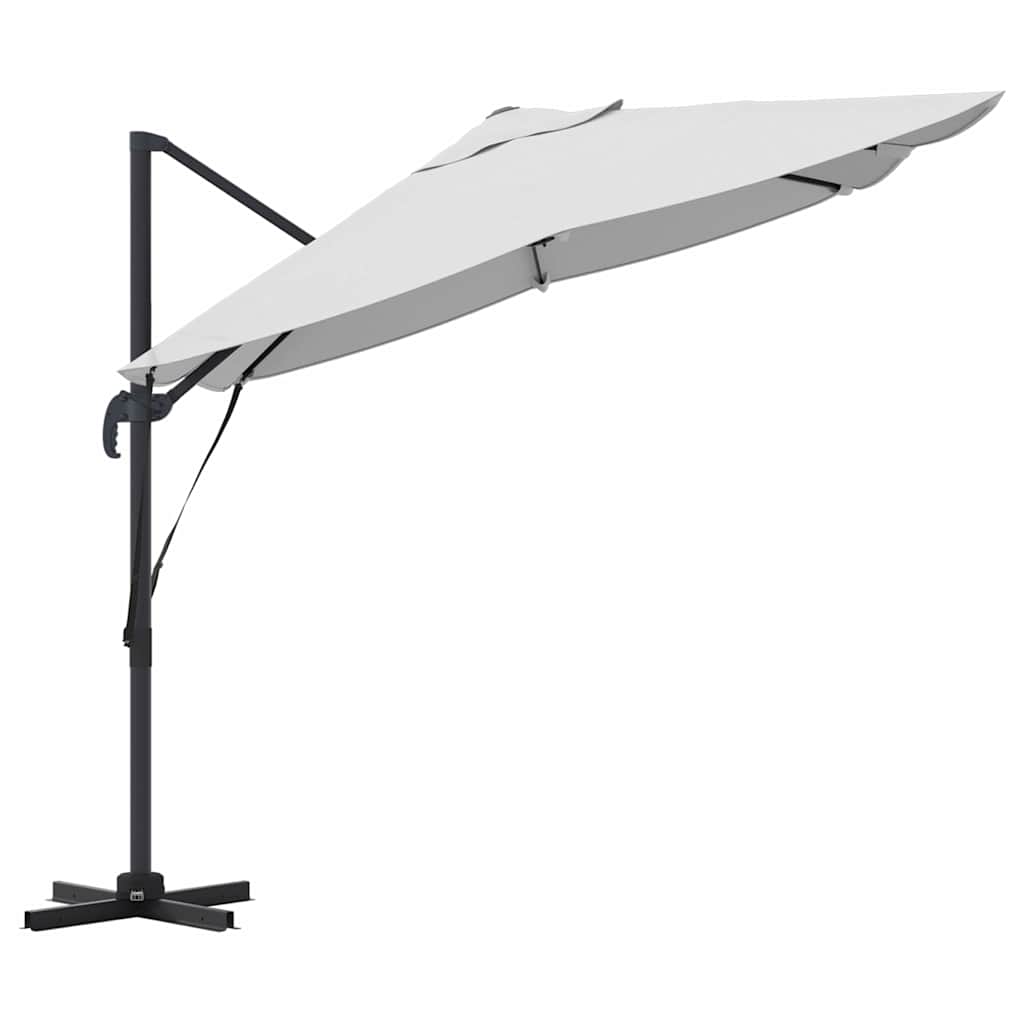Parasol 351 X 250 X 260 Cm Polyester En Aluminium Zand