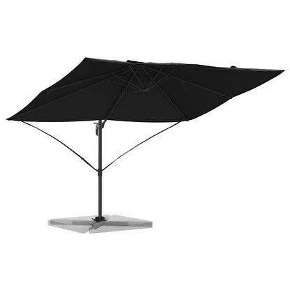 Parasol 351 X 250 X 260 Cm Polyester En Aluminium Zwart