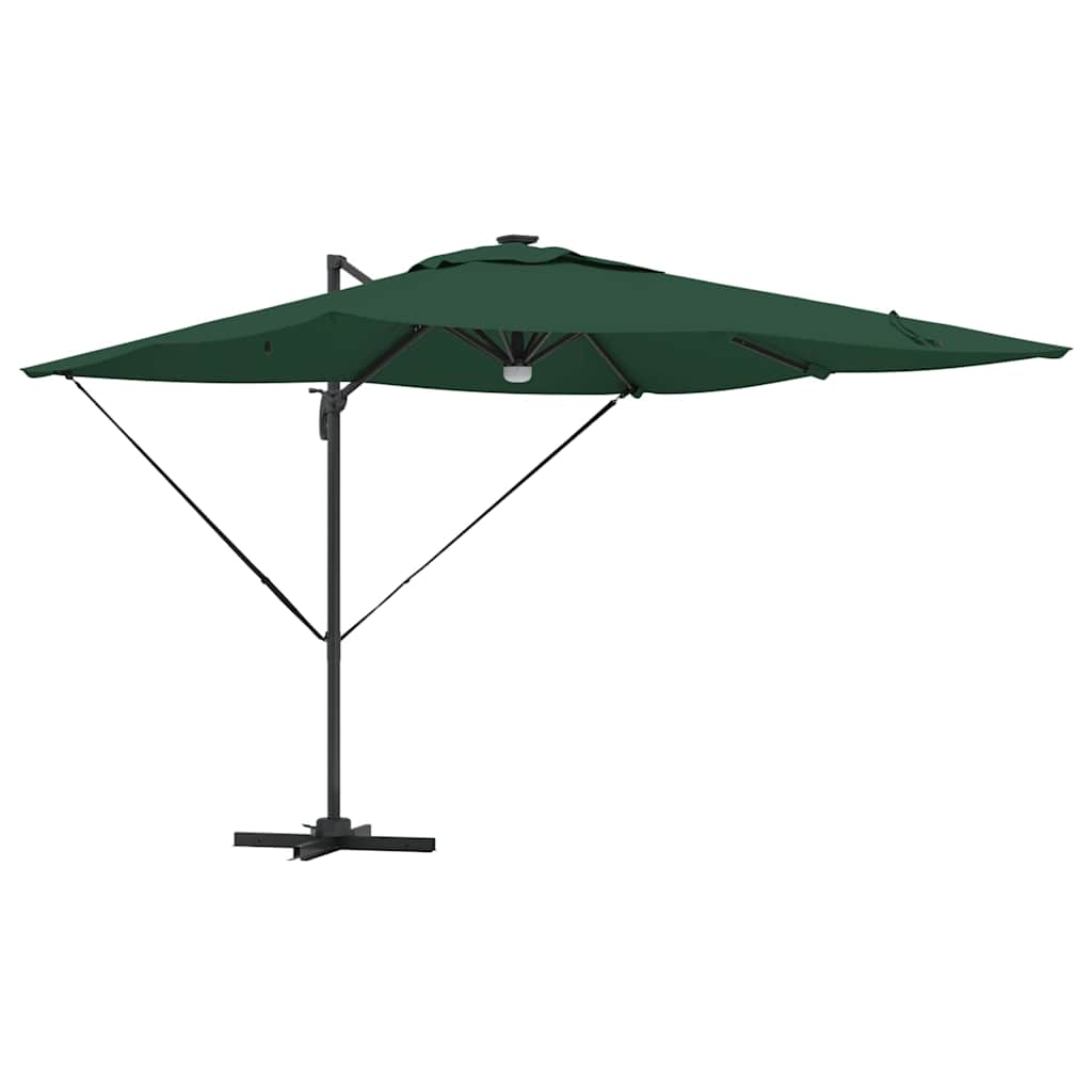 Roma Parasol 286 X 284 X 270 Cm Aluminium En Polyester Groen