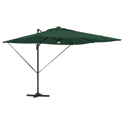 Roma Parasol 286 X 284 X 270 Cm Aluminium En Polyester Groen